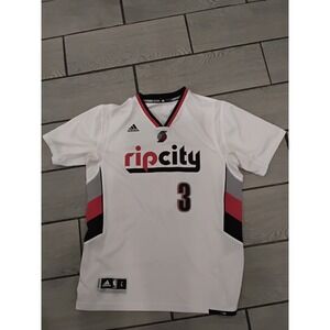 Portland Trail Blazers CJ McCollum #3 Rip City adidas Swingman Jersey –Large